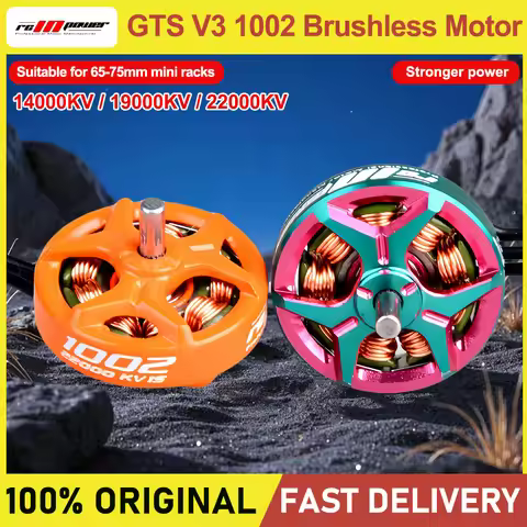RCINPOWER GTS V3 1002 14000KV 19000KV 22000KV 1-2S Brushless Motor for 75mm Toothpick Tinywhoop to 2