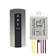 [FAIRLAND] 3 Way Remote Control Switch AC 220V Wireless Remote Control for 3-key Chandelier