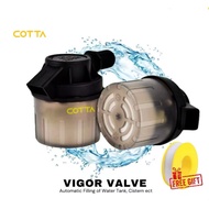 1”/ 3/4” / 1/2” COTTA Vigor Valve Water Tank Float Valve Ball Valve Tangki Air Automatic Control Val