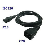 IEC-60320 AC Power Cord with C20 to C13