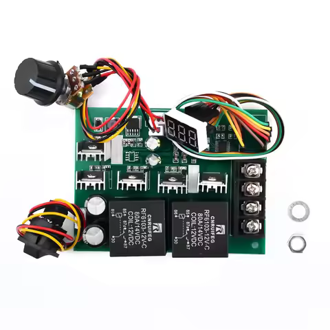 PWM DC Motor Speed Controller DC 10-50V 40A Motor Drive Module Supports Forward/Reverse Operation