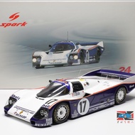 Spark Porsche Porsche962C No.17 Le Mung 1987 Juara Kereta Resin Model 1: 18