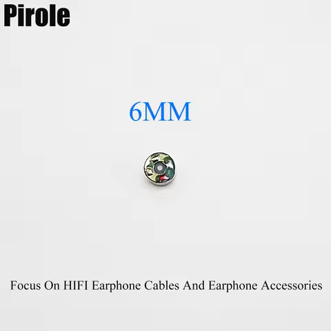 Double magnetic earphone driver speaker 6mm DIY Earphone Speaker Driver Unit Earphone driver 16Ohm d
