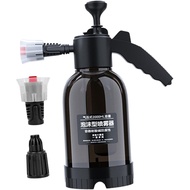 Hand Pressure  Sprayer 2000ml, 2L Manual Pump Car Wash Soap Sprayer with 2 Nozzles for Car Detailing