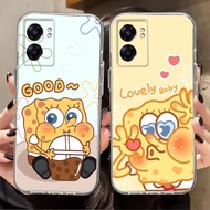J-29 Spongebob TPU Case for OPPO A57 A77S A57S A36 A76 A77 Realme 9i