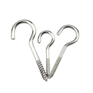 【MT】 20 Pcs M3 M4 M5 Stainless Steel Eye Screws Hooks Self-Tapping Ceiling Hooks