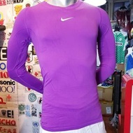 [零碼出清] Nike Dri-fit 湖人配色 紫色 長袖 打底衫 緊身衣 598007-550