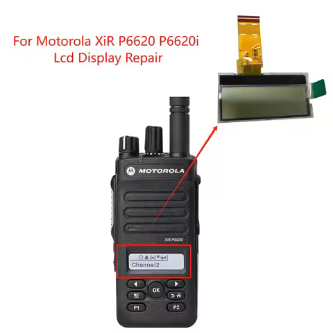 New Original Lcd Display Screen for Motorola XiR P6620 P6620i Replacement