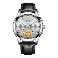 Jam Tangan Pria Fngeen Quartz Tourbillon Anti Air 30m / Fngeen Jam Tangan Mewah Ada Hari dan Tanggal