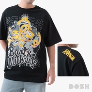 DOSH MENS OVERSIZED T-SHIRTS THE SIMPSONS เสื้อยืดโอเวอร์ไซส์ DSIMTX5001-BL