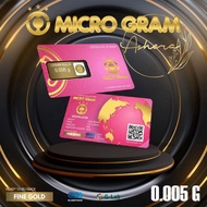 Asheragold Microgram Logam Mulia 0,005 Gram Lm Murah Micro Gram Spec