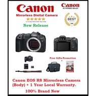Canon EOS R8 Mirrorless Camera (Body) + 15 months Canon Singapore.