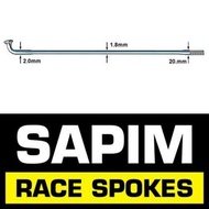 Sapim Race 272mm spoke stainless steel J bend and nipples for 27.5 650B Wheel 64PCS PER SETS 272mm