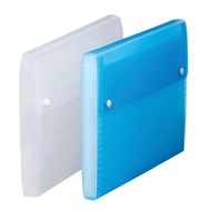 Expanding File KING JIM A4 Size Plastic Wallet Folder with A4 Size Report File