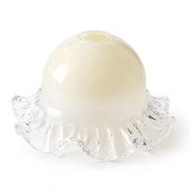 1pc Acrylic Lampshade, Magnolia Flower Shaped Lampshade, Suitable For E26/E27 Screw Base, DIY Pendan