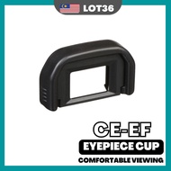 PROOCAM CE-EF eyepiece viewfinder eyecup CANON EOS 77D, EOS Rebel T7i, T6i, T6s B