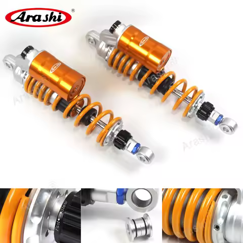 ARASHI For HONDA CB1300S / CB1300F Adjustable Suspension Nitrogen Charged Rear Shock Absorbers CB130