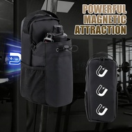 Magnetic Gym Bag, Large Capacity Gym Water Bottle Bag Holder with Strap, Multi-functional Portable M