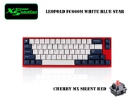 Leopold FC660M White Blue Star Compact Mechanical Keyboard