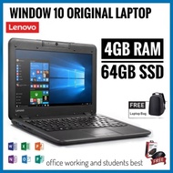 ( REFURBISHED ) Lenovo N22 laptop ori | window 10 | laptop | 4gb | 64gb | HDMI SSD Bluetooth Display