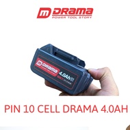 Pin 20 cell DRAMA 9.0Ah PLUSI Dung lượng cao Mạch xịn chịu tải ca