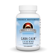 Source Naturals Serene Science, GABA Calm - Supports A Calming Mood, Quick Dissolving Orange Flavor*