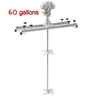 Upgrade New 100 Gallon 1/2HP Pneumatic Paint Mixer Stirrer For 200-1000 Liter Tank Agitated Machine 