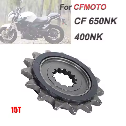 Motorcycle Front Small Sprocket 15 Teeth Pinion For For CFMOTO cfmoto CF650 400NK 650 nk 650NK MT GT