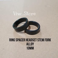 Ring Spacer  Headset Fork Stem Fork Alloy 10 mm Sepeda MTB Gunung
