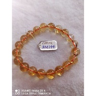 GELANG BATU CITRINE ASLI