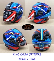 Xdot X-dot Helmet G626 - SpitFire ( L / XL ) *Ready Stock* ARC TSR KYT SHOIE KHI MHR SGV BELL TSR BKP MAGNUM YHPRO GRAYFOSH