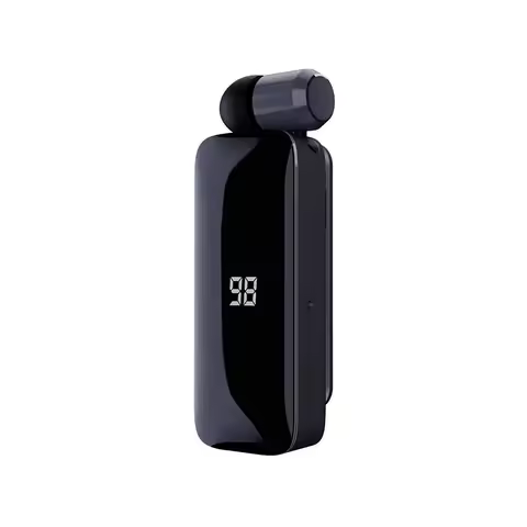 F906 PK K55 Talk Time 40 Hours Bluetooth Headset BT5.3 Call Remind Vibration Clip Driver Auriculares