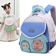 Cartoon Children's Schoolbag Kindergarten Taipan First Grade Schoolbag 3-7 Years Old Boys Girls Ridg