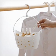 日本inomata 日製小物置物瀝水掛籃/曬衣夾收納籃-3入