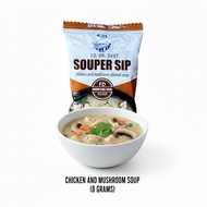 SOUPER SIP 1pc - 8g Instant Chicken and Mushroom Egg Soup - Make a delicious taste, Great and Fresh