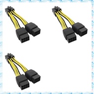[R Q M U] 3X Dual 8Pin to 8Pin Power Cable Graphics Card Power Cord Cable for   K80/M40/P100/V1 GPU 