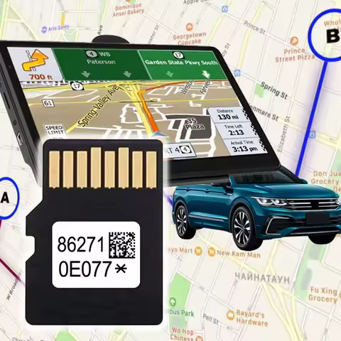 Navigation SD Card Compatible with Toyota 86271-0E077 Sat Nav Car Navigation Maps USA Canada Latest 