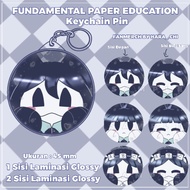 Fundamental Paper Education Keychain Pin Miss Circle, Miss Thavel, Miss Bloomie | Fanmerch