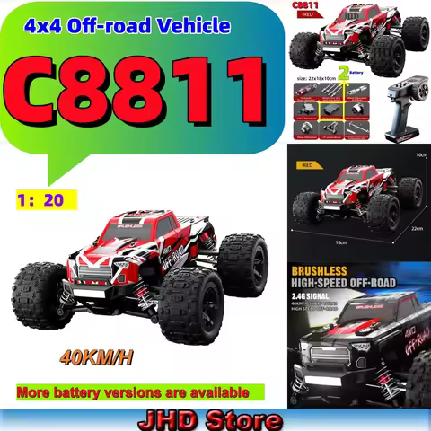 JHD C8811 40KM/H High Speed RC Cars Toys JJRC C8811 Remote Control Car 2.4G 4WD Off Road Monster Tru