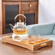 Teapot Health Afternoon Tea Candle Holder Making Glass Flower Fruit Tea Set Teapot Heating Flower wi