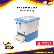 Practical RICE Storage Container 6.5kg Capacity - RICE BOX 6.5kg SAMARA LION STAR