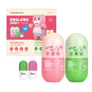 grn+ Belly Gom Collaboration Slim Balance Pink 90 Tablets + Green 60 Tablets (Mini Case + Stickers)(