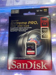 SanDisk Extreme PRO 256gb SDHC and SDXC UHS-I 記憶卡