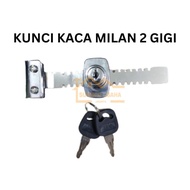 Produk SU Kunci Etalase Kaca Sliding Door Milan 2 Gigi High Quality