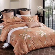 Sprei Katun Jepang Motif Bunga Vintage Shabbychic Bohemia Custom Size - Grosir Sprei