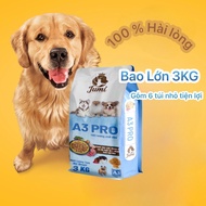 3KG Thức ăn hạt cho chó Yumi hạt nhỏ đầy đủ dưỡng chất Yumi A3 PRO 3KG