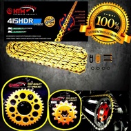 415HDR-128L SYM E BONUS BONUS110SR JOYRIDE110 SYM SPROCKET SET O RING CHAIN HEAVY DUTY HTM ORING CHAIN