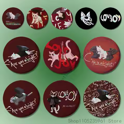 L-Lovejoy Custom Badges 75mm 44mm 25mm Brooch Backpack Hat Pins Accessories Toys Valentine gift