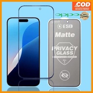 ESD Matte Glass Privacy Premium Oppo A60 A79 A18 4g A38 4g A54 4g A58 4g A58 5g A98 4g A98 5g