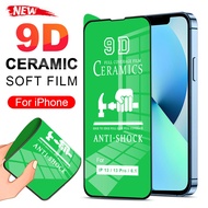 For iPhone 14 13 12 11 Pro XS Max X XR 8 7 6 6s Plus SE 2020 9D HD Ceramic Film